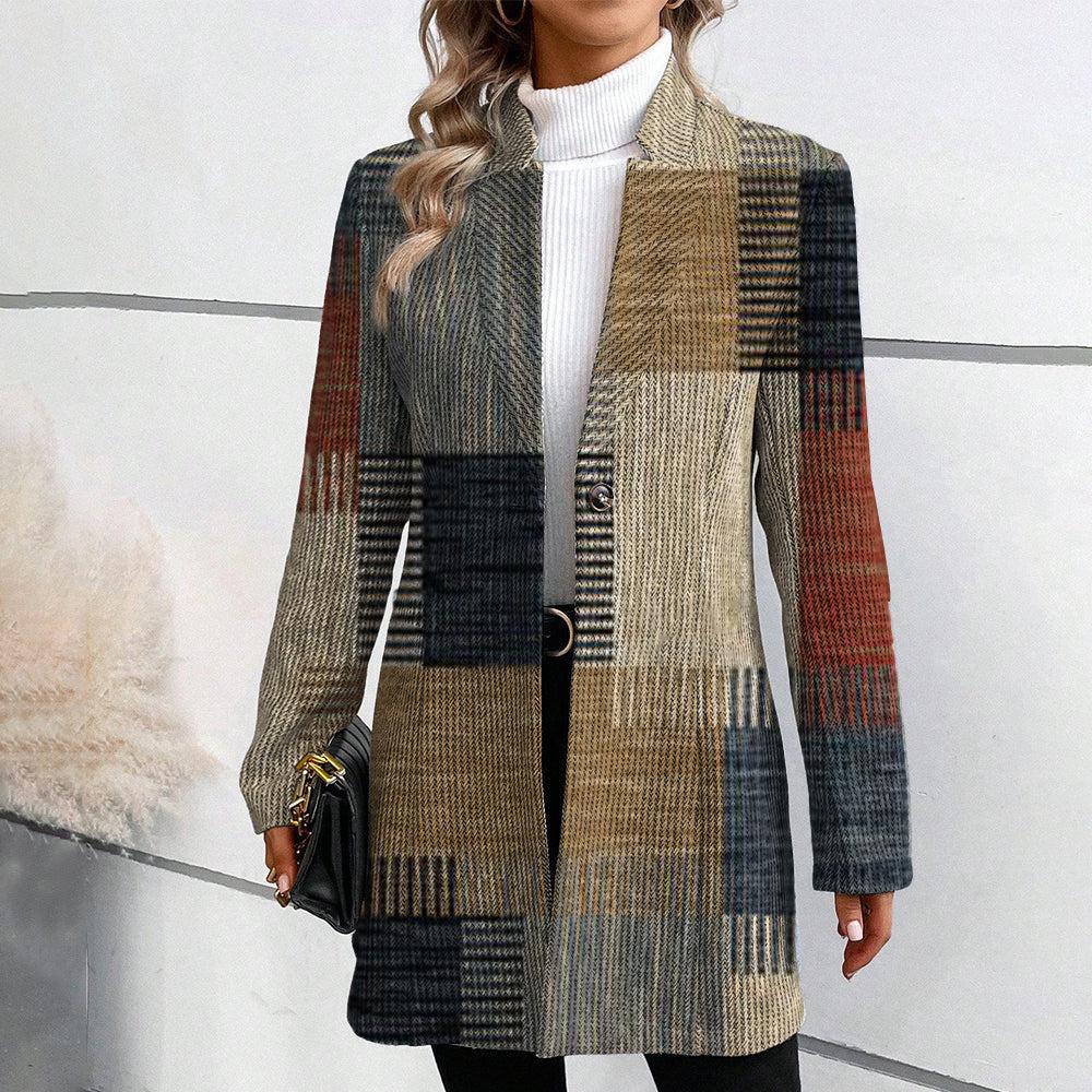 Stella™ - Elegante Blazer met Patroon