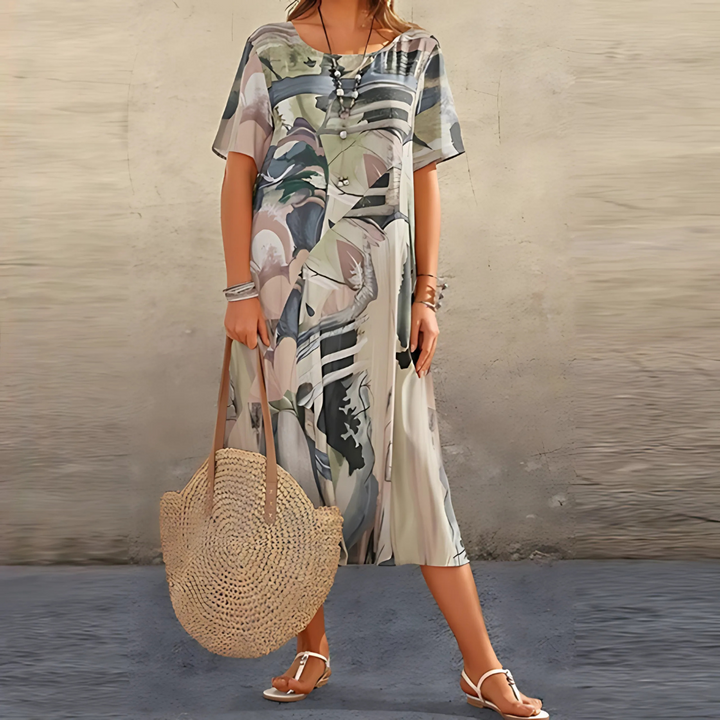 Filomena™ - Comfortabele Bloemen Jurk