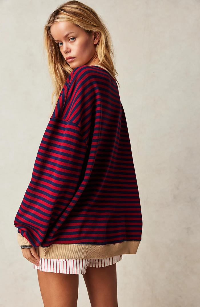 Mandy™ - Gestreepte Oversized Trui
