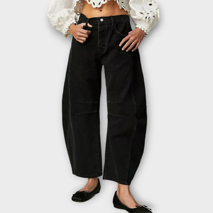 Loes™ - Klassieke Wijde Pijpen Jeans