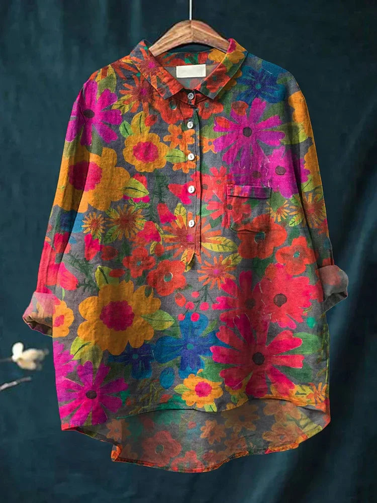 Sandra™ - Plant Art Shirt