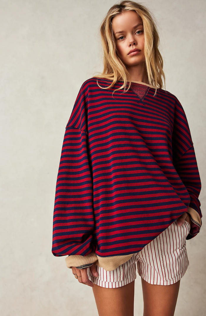 Mandy™ - Gestreepte Oversized Trui