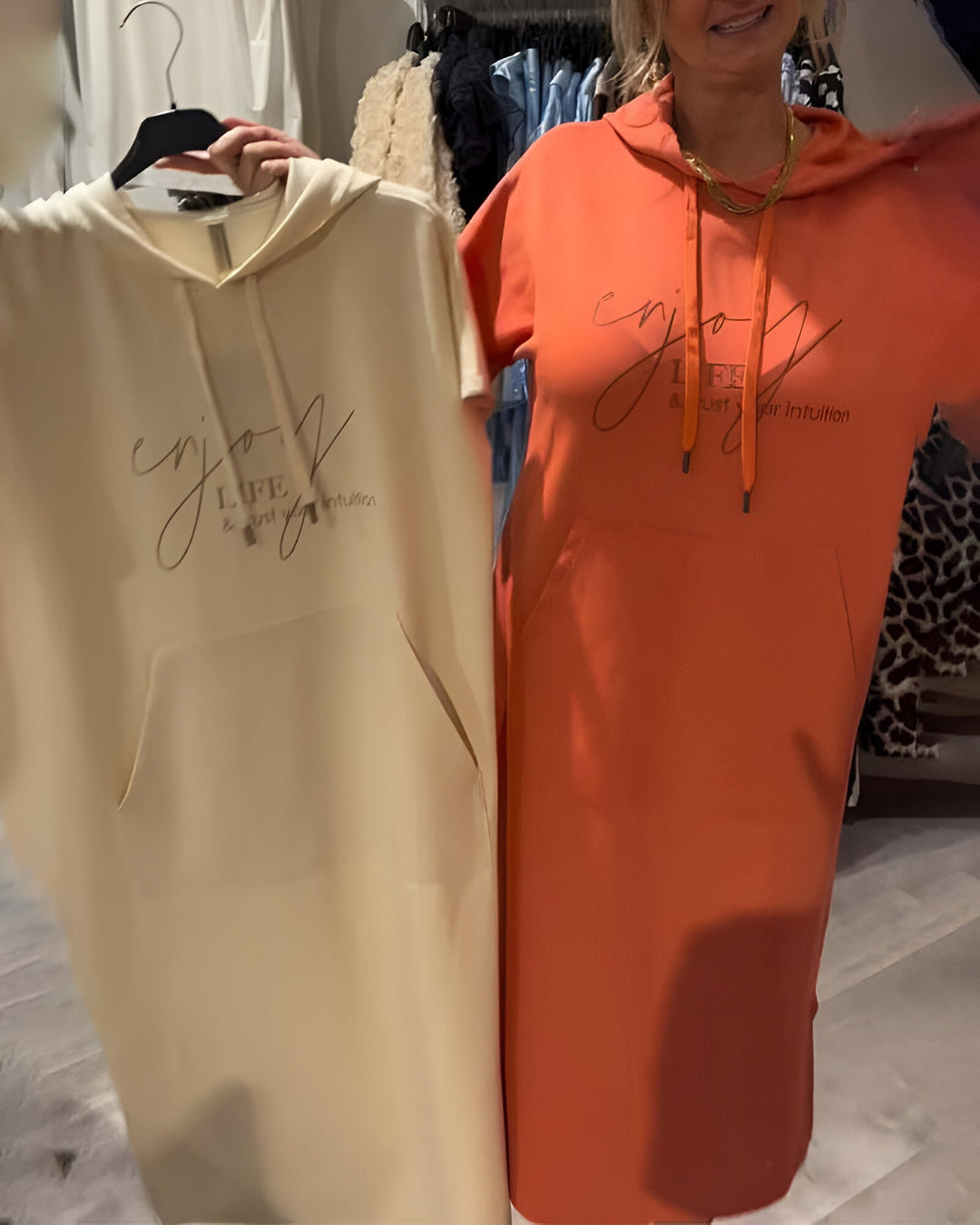 Emma™ - Casual Hoodie Jurk
