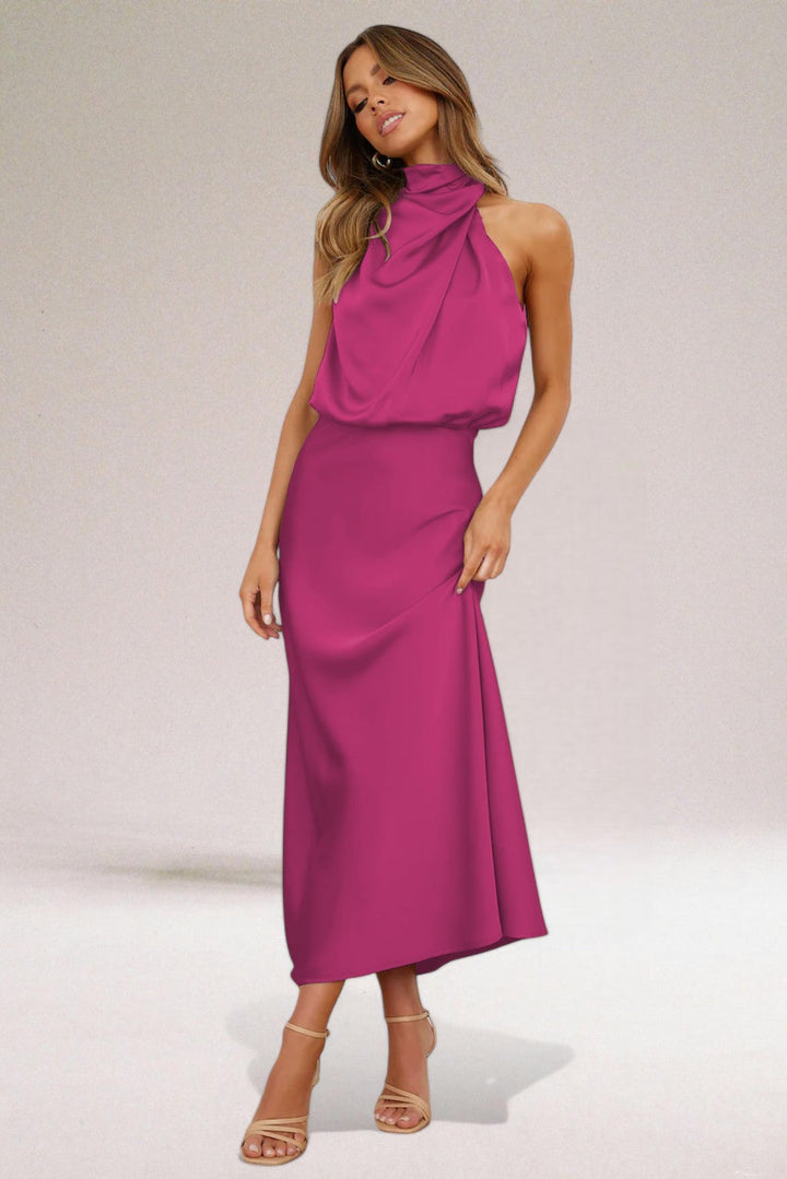 Flavia™ - Glamoureuze Satijnen Jurk