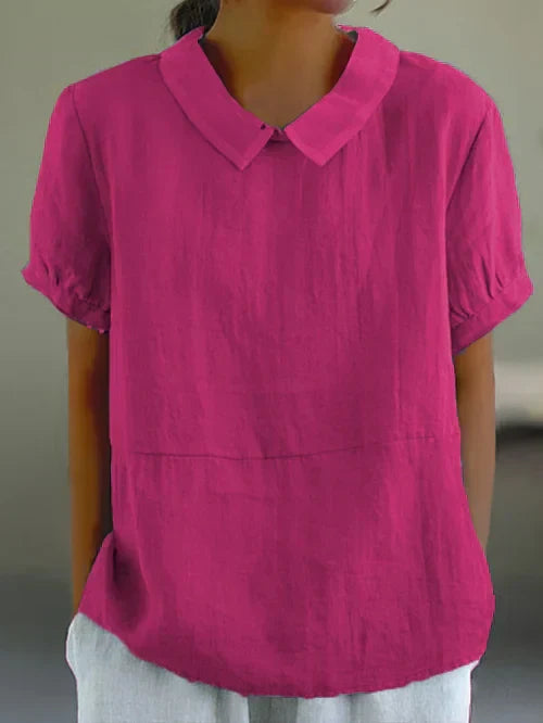 Lydia - Tijdloos Katoenen Blouse