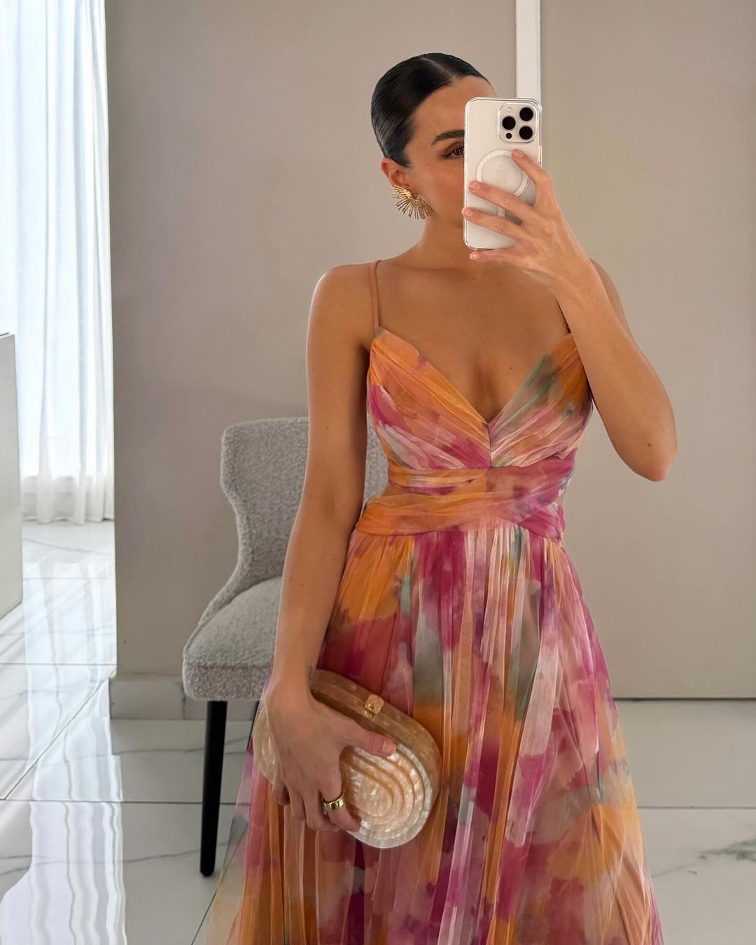 Giselle™ - Betoverende Maxi-jurk met Bloemenprint