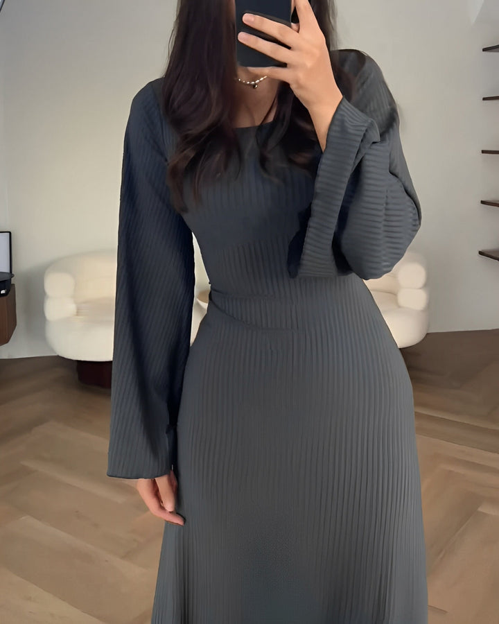 Mandy™ - Elegante Gebreide Maxi Jurk
