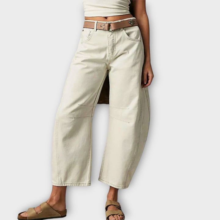 Loes™ - Klassieke Wijde Pijpen Jeans