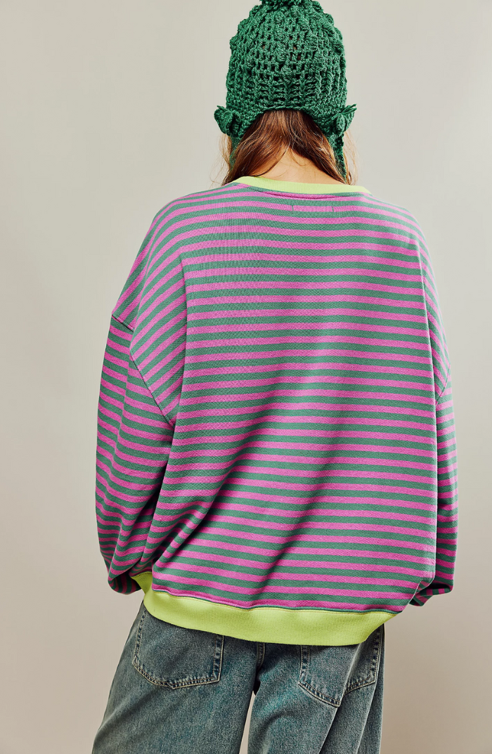 Mandy™ - Gestreepte Oversized Trui