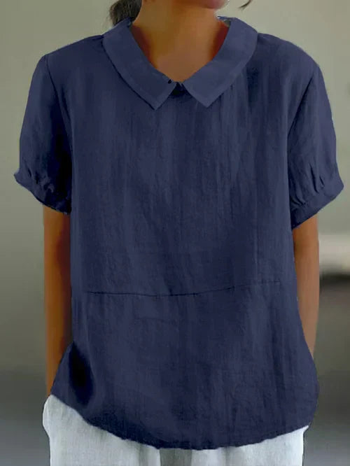 Lydia - Tijdloos Katoenen Blouse