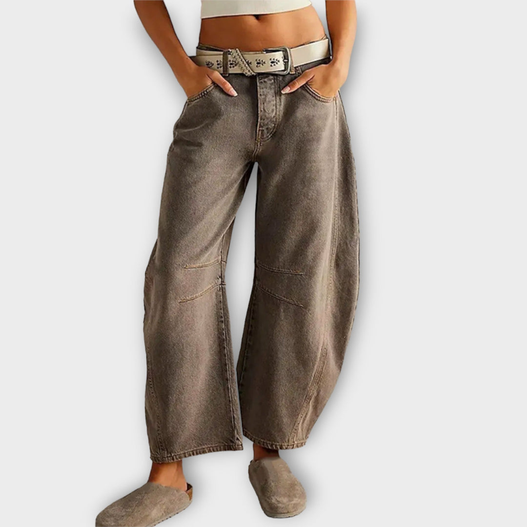 Loes™ - Klassieke Wijde Pijpen Jeans