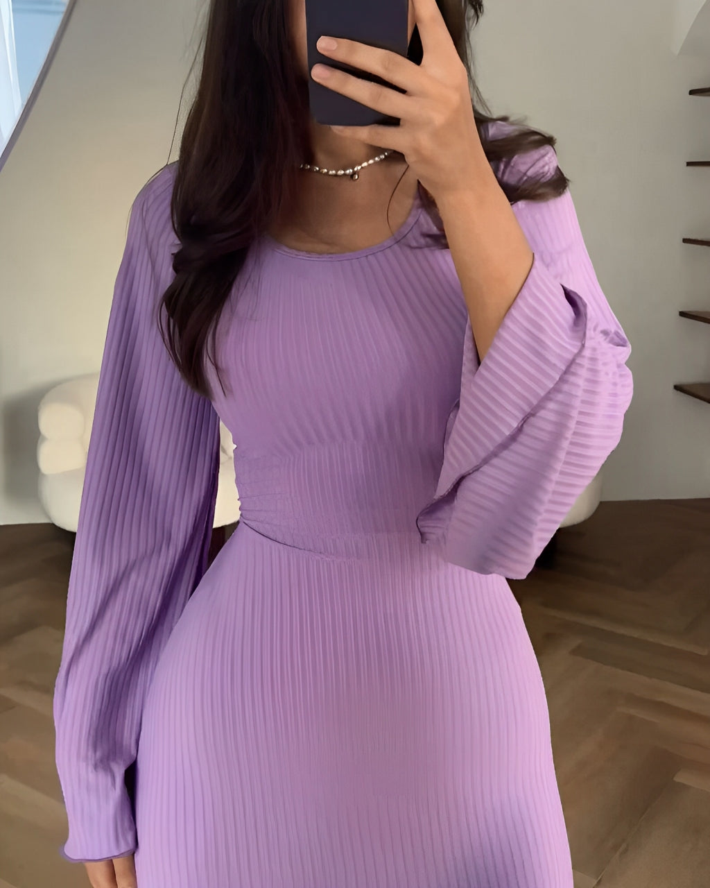 Mandy™ - Elegante Gebreide Maxi Jurk