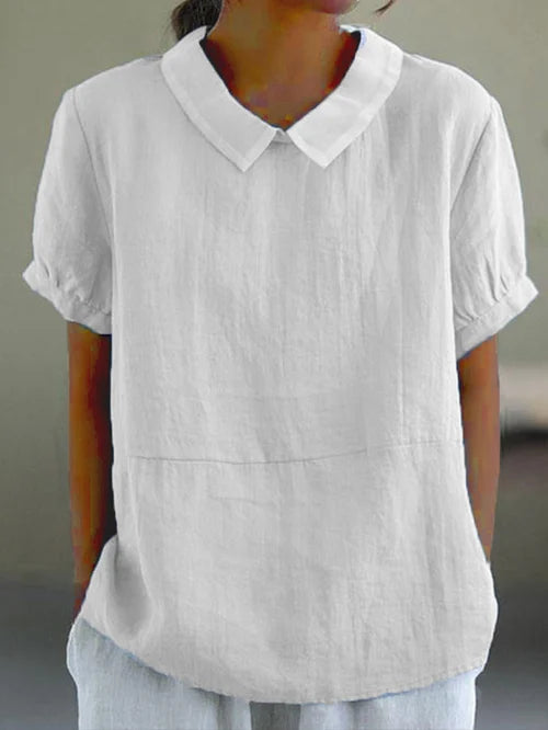Lydia - Tijdloos Katoenen Blouse