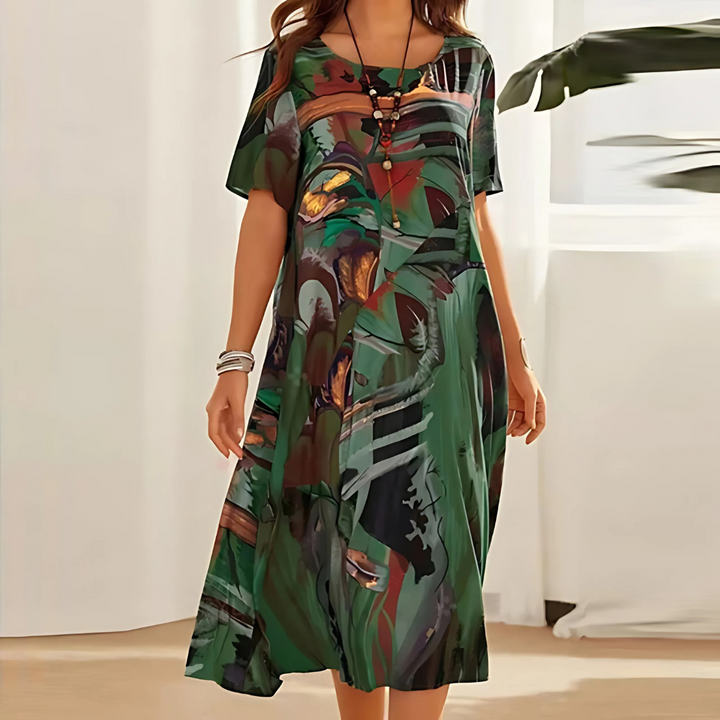 Filomena™ - Comfortabele Bloemen Jurk