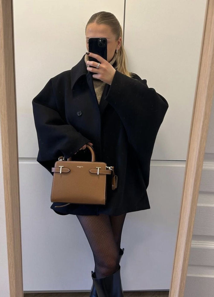 Lizzy™ - Oversized wollen Mantel