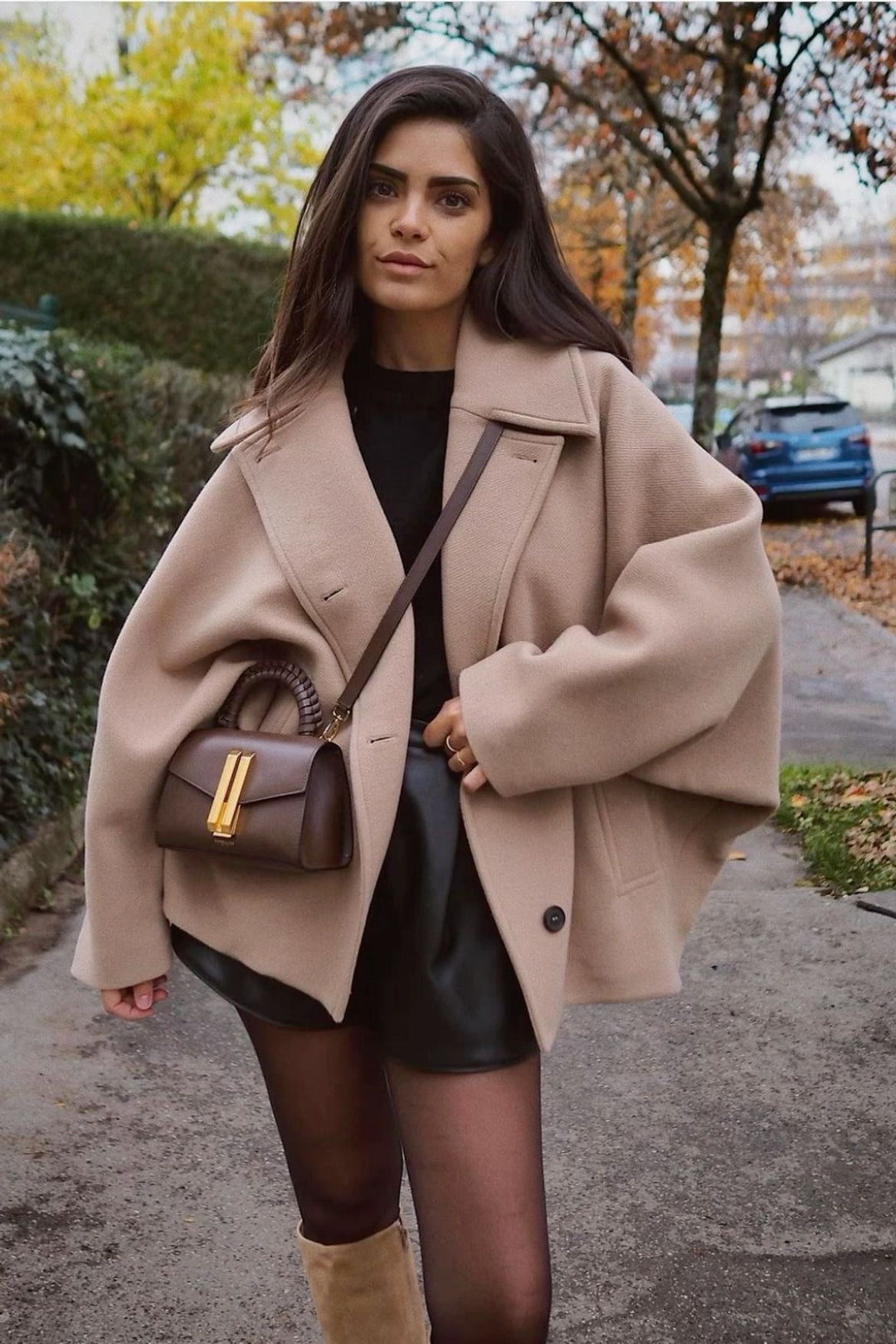 Lizzy™ - Oversized wollen Mantel