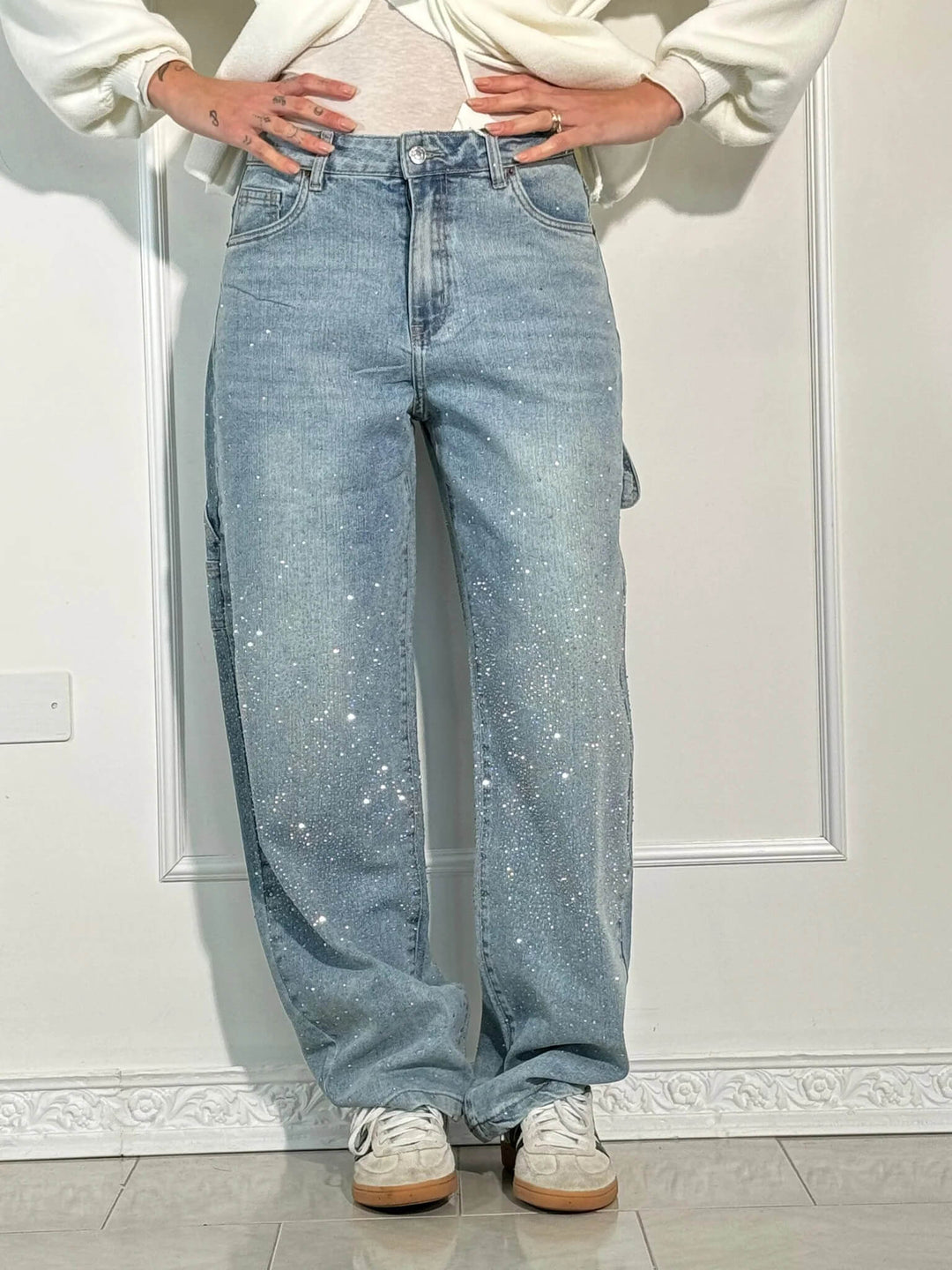 Violette™ - Elegante broek met wijde pijpen