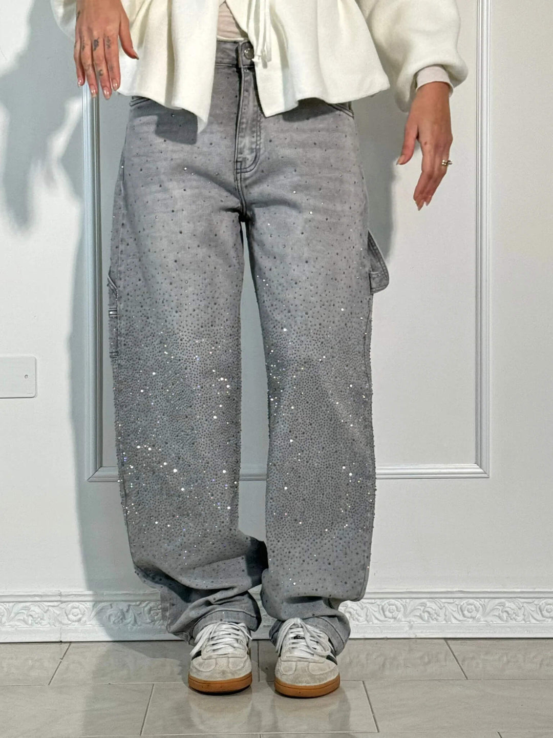 Violette™ - Elegante broek met wijde pijpen