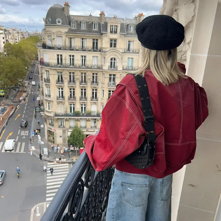 Faye™ - Oversized Leren Jack
