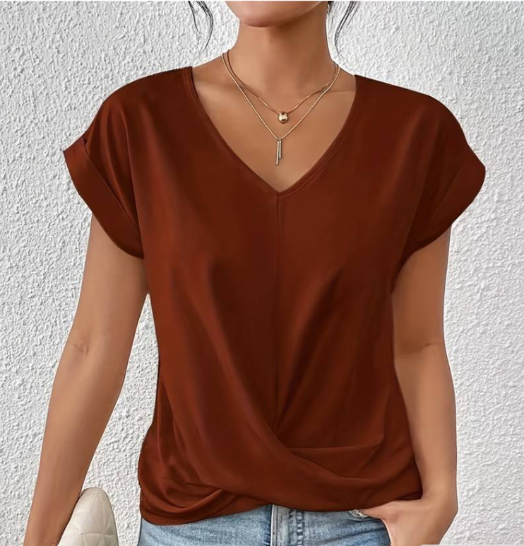 Clara™ - Elegant Dames V-hals Shirt
