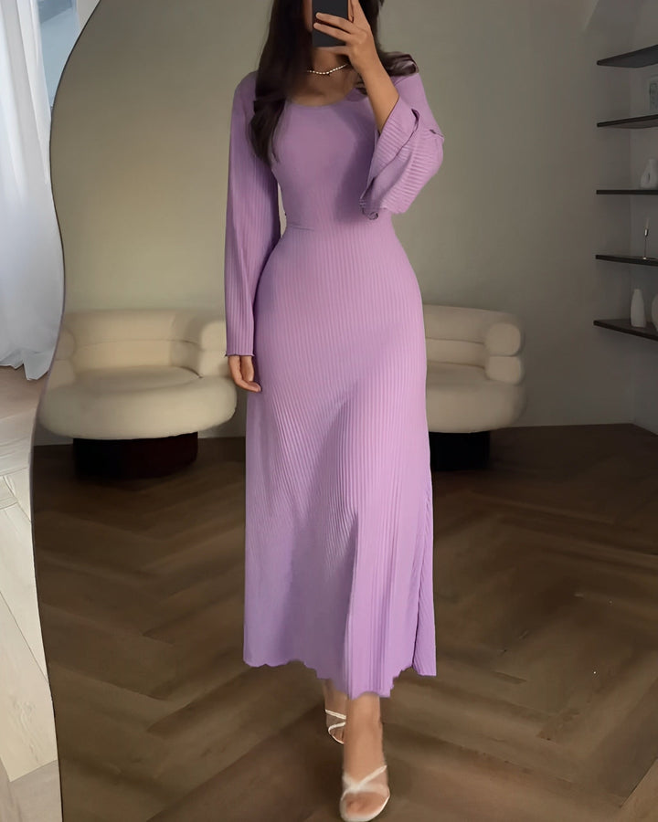 Mandy™ - Elegante Gebreide Maxi Jurk