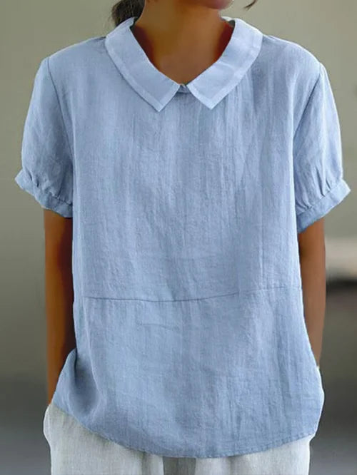 Lydia - Tijdloos Katoenen Blouse