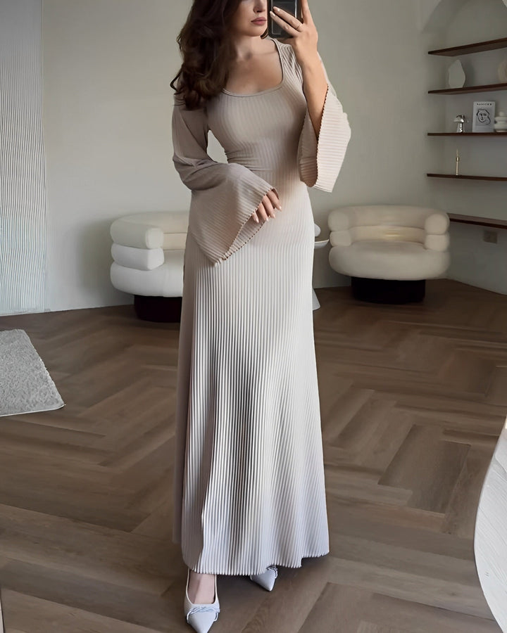 Mandy™ - Elegante Gebreide Maxi Jurk
