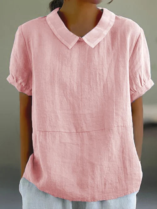 Lydia - Tijdloos Katoenen Blouse