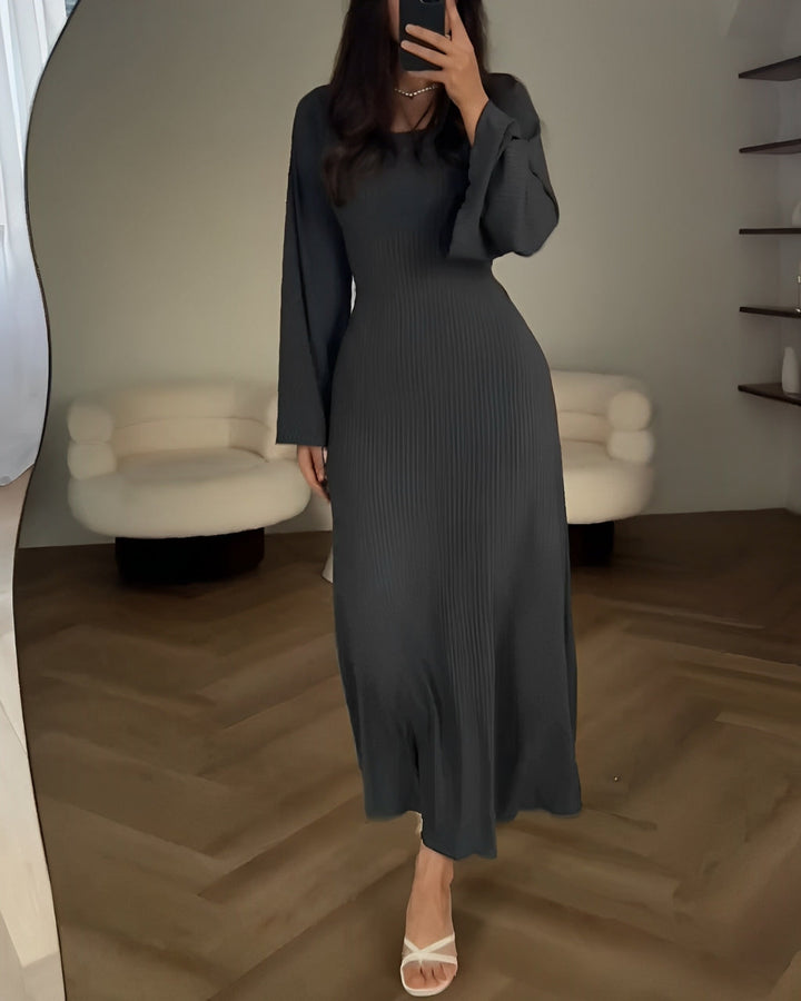 Mandy™ - Elegante Gebreide Maxi Jurk