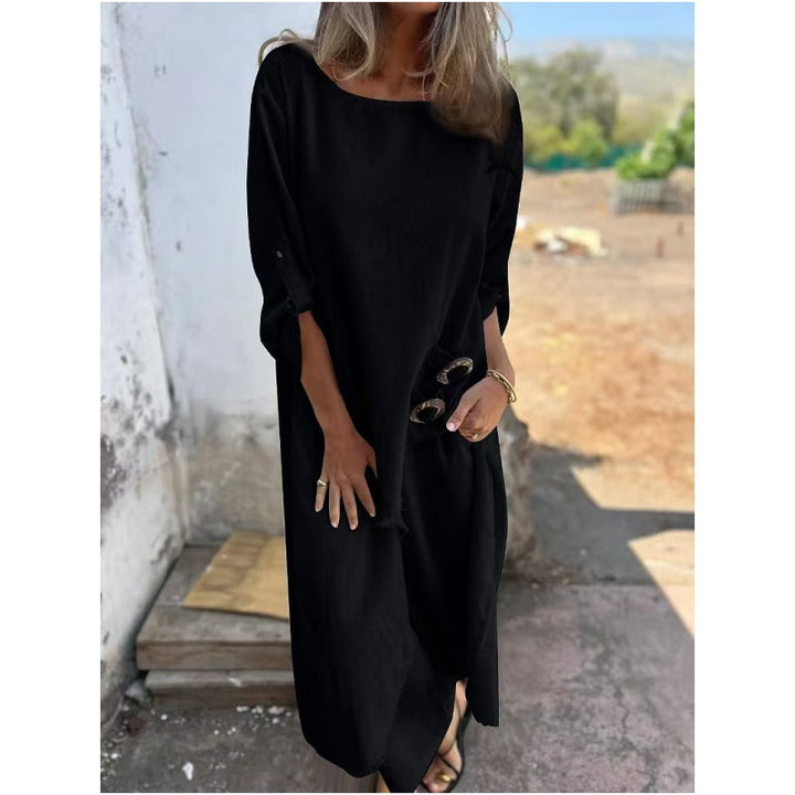 Karen™ – Elegante Linnen & Katoenen Set